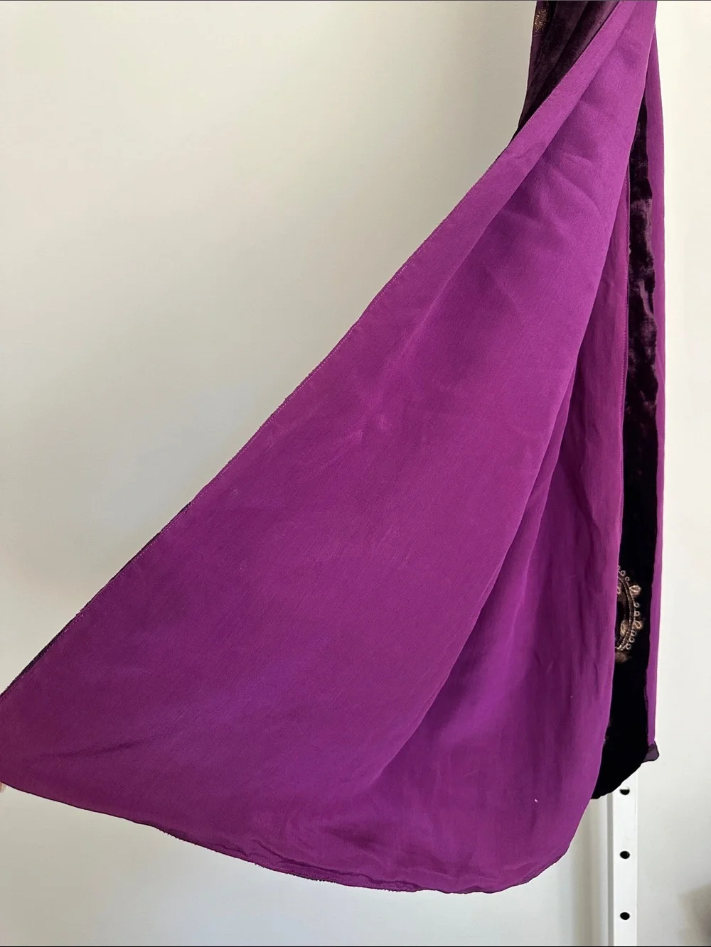 ETRO Vintage Silk And Velvet Scarf